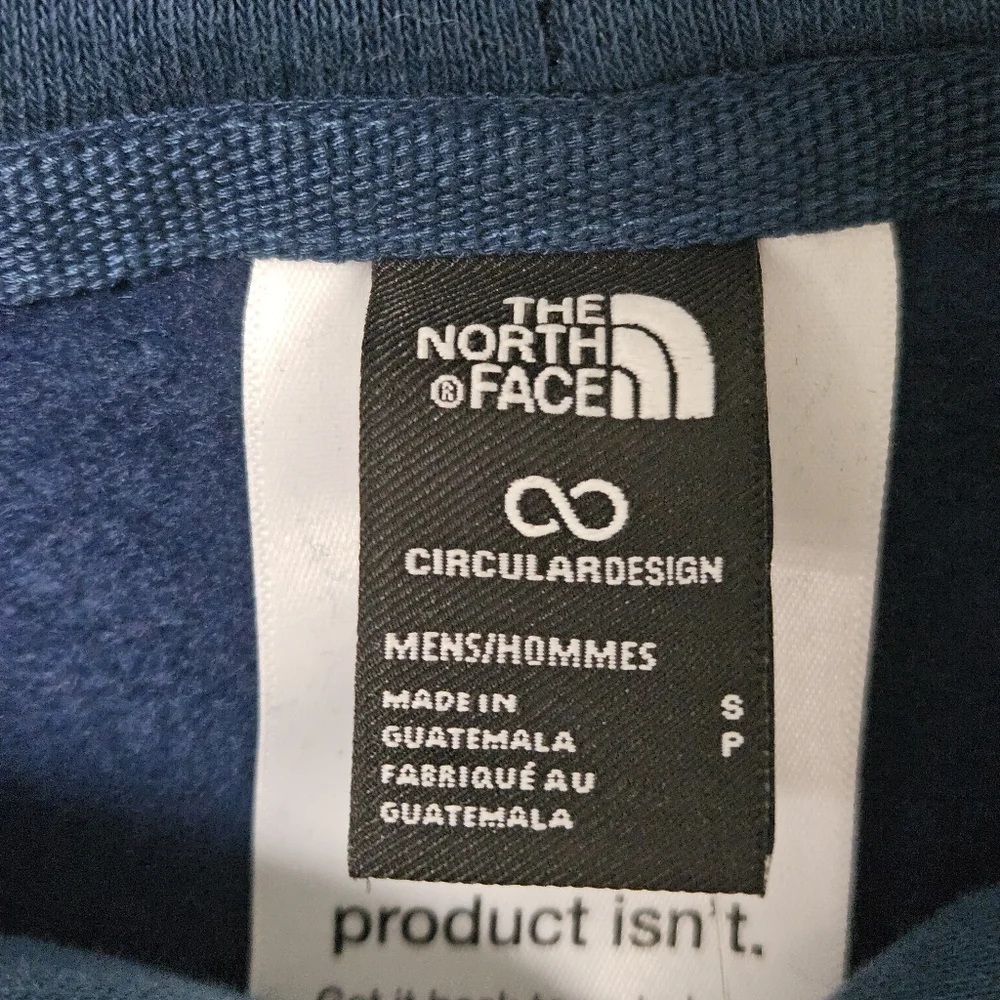 North Face Evolution Vintage Hoodie Midnight Petrol Oversized Large NWT